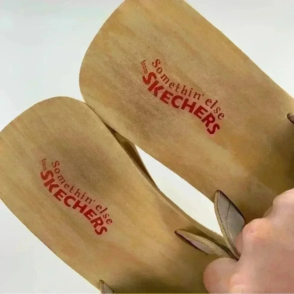 Something else from sketchers sandal 10 multicolored canvas foam vintage 90s y2k